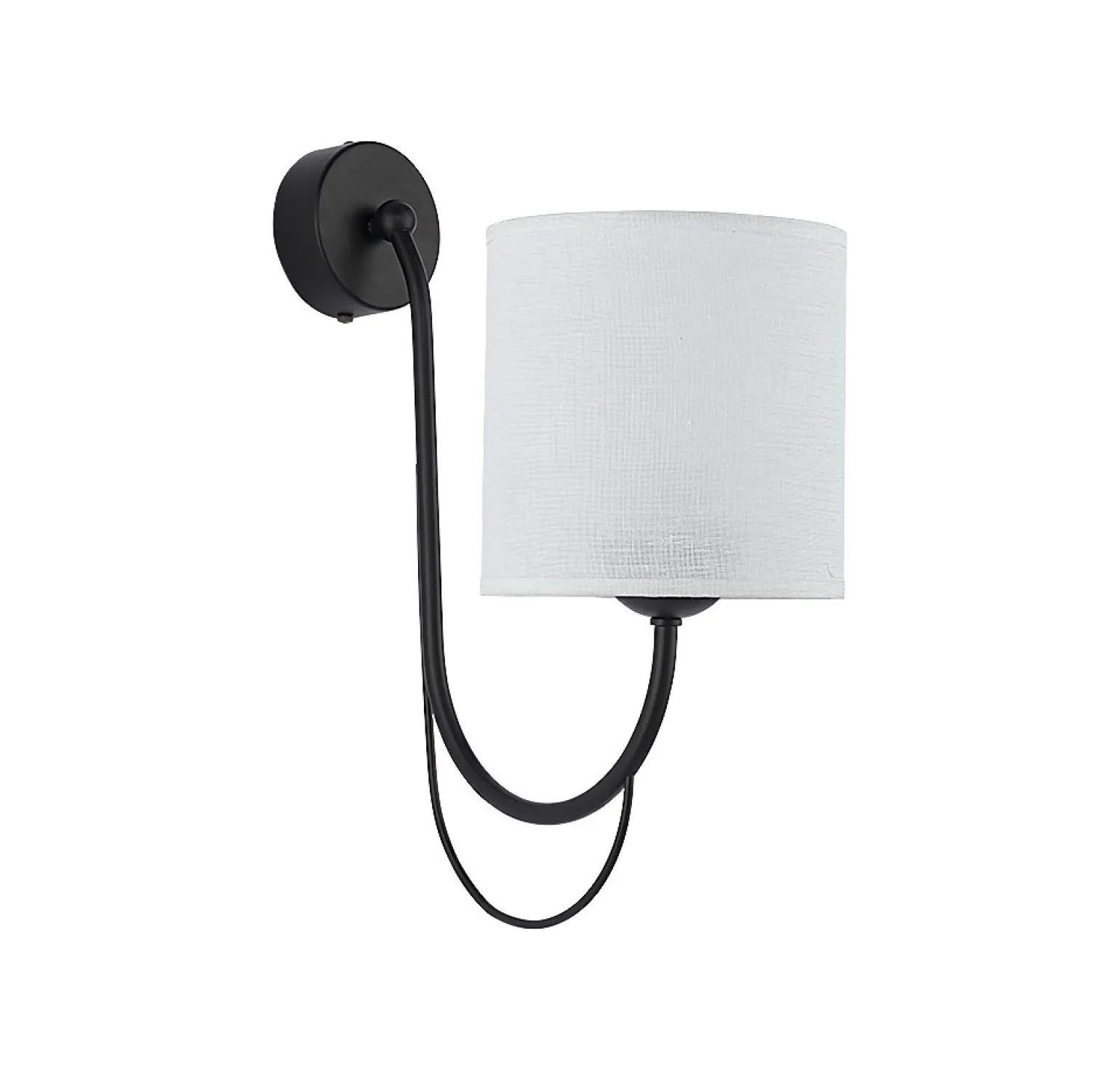 Sklep Kaja Klasyczny kinkiet z białym abażurem JUP 1484 KASKADA | Kaja