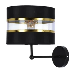 Sklep Kaja Klasyczny kinkiet z czarno-m abażurem 21-06134 z serii ANDY