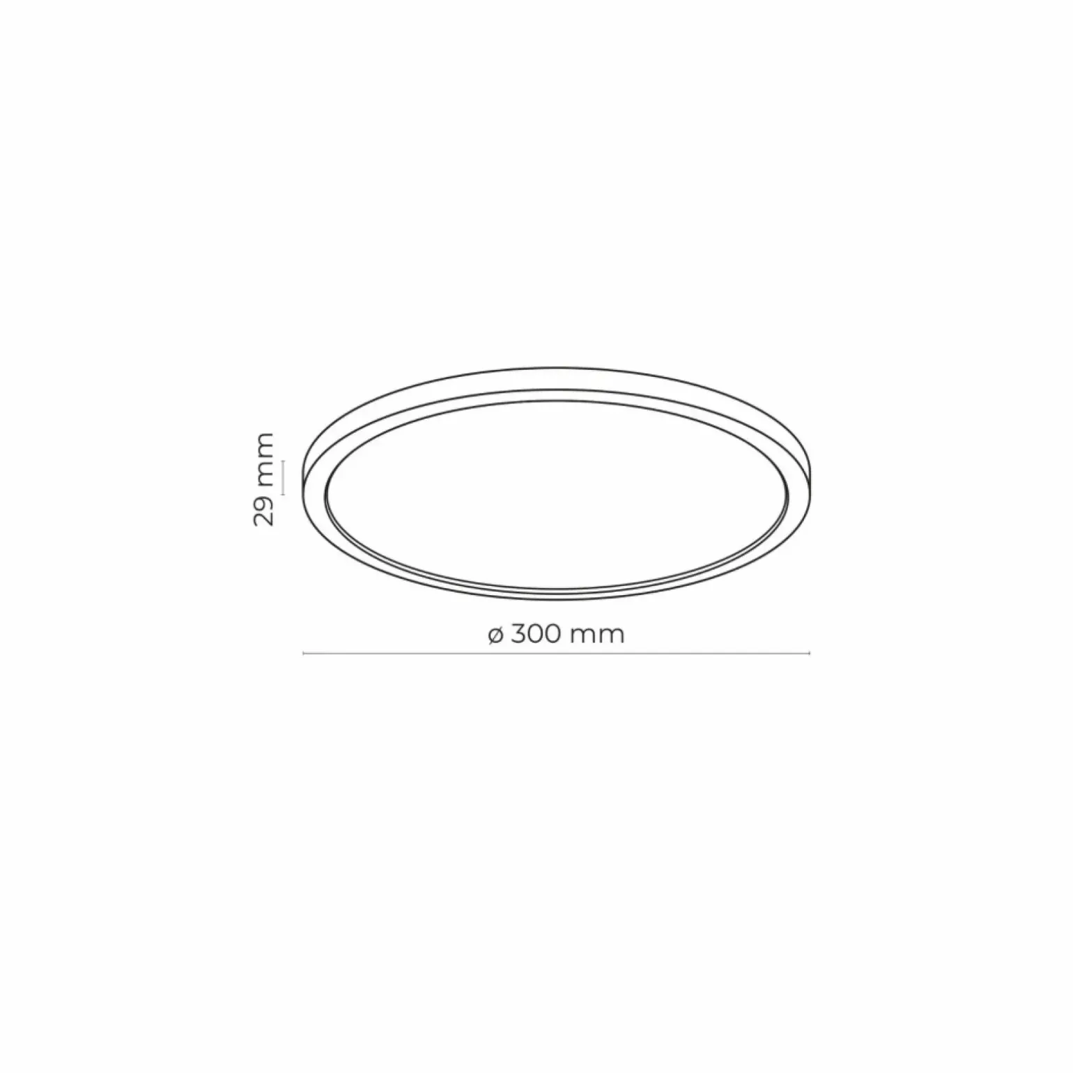 Sklep Kaja Klasyczny plafon sufitowy ze zintegrowanym LED-em TK 6900 z serii AQUA