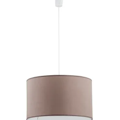 Best Sale Klasyczny żyrandol z beżowym abażurem ⌀30cm TK 3466 z serii RONDO Żyrandole Nowoczesne