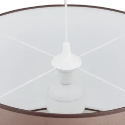 Best Sale Klasyczny żyrandol z beżowym abażurem ⌀30cm TK 3466 z serii RONDO Żyrandole Nowoczesne