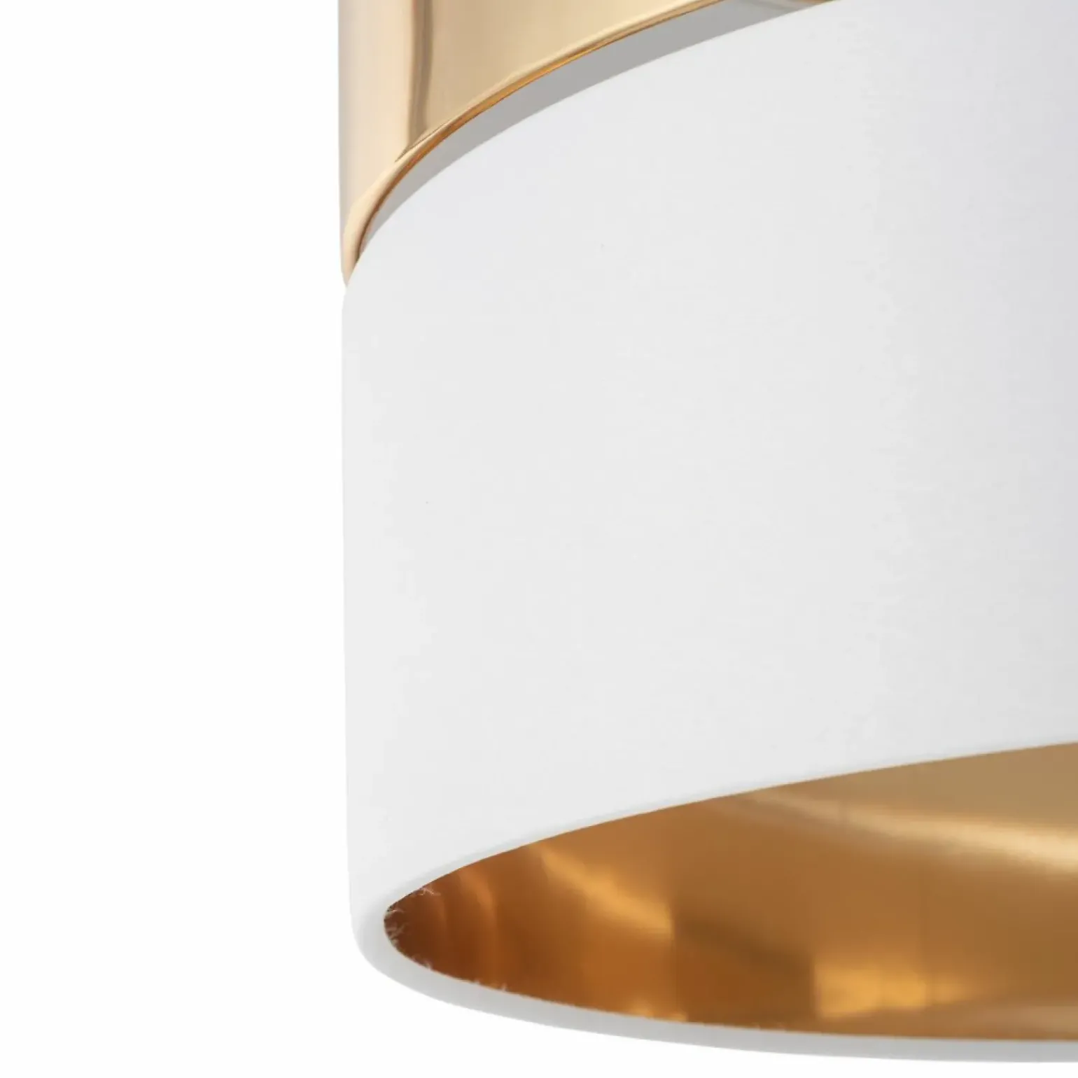 Best Sale Klasyczny żyrandol z biało-złotym abażurem TK 4771 z serii HILTON Żyrandole Nowoczesne