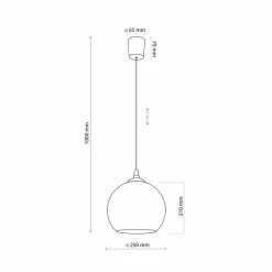 Sale Klasyczny żyrandol z chromowanym kloszem TK 5740 z serii VENEZIA Żyrandole Nowoczesne