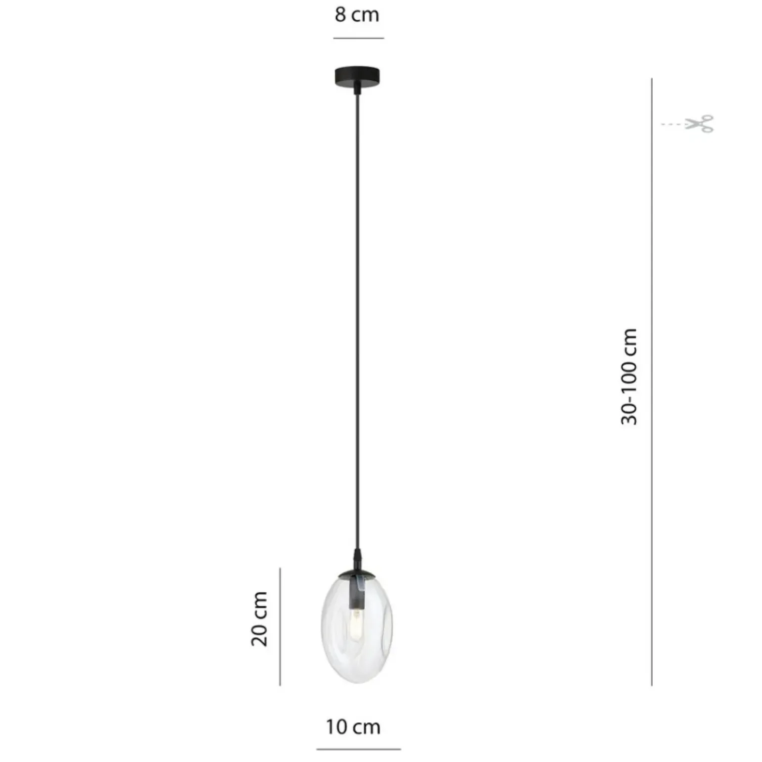 Cheap Klasyczny zwis na regulowanym przewodzie 1265/1 z serii ASTRAL | Kaja Żyrandole Nowoczesne