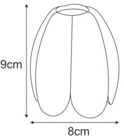 Sklep Kaja Klosz K-HP kwiatek - brązowy