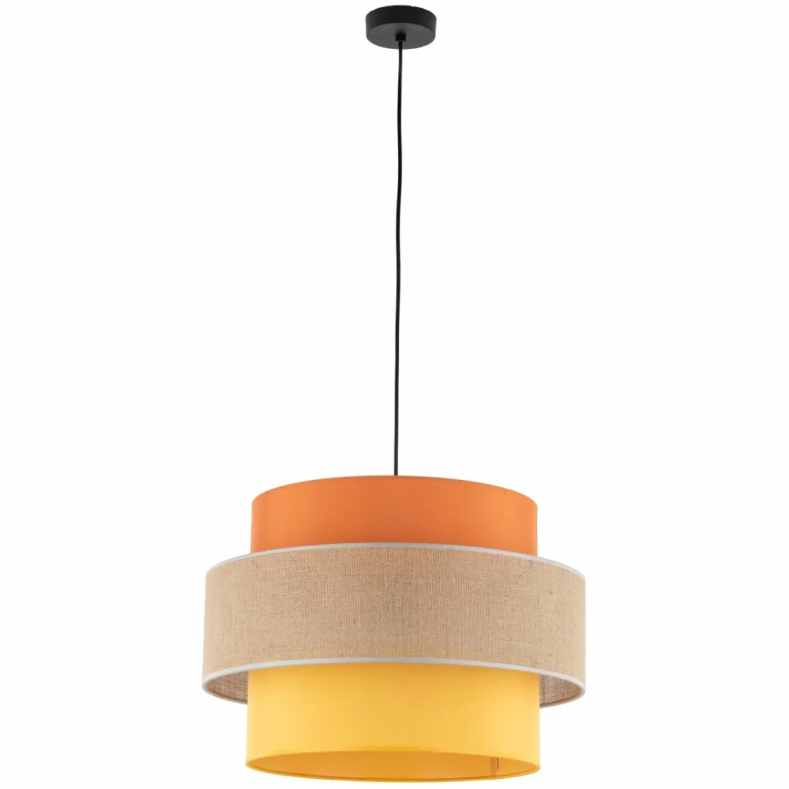 Store Kolorowa lampa wisząca do sypialni TK 2783 TRIO JUTA | Kaja Żyrandole Nowoczesne