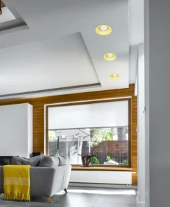 Sklep Kaja Kolorowe oczko wpustowe, żółta oprawka 2268712 SA-12 | Kaja