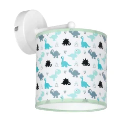 Sklep Kaja Kolorowy kinkiet ścienny do pokoju dziecka MLP4950 z serii DINO | Kaja Oświetlen