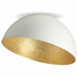 Cheap Kopułowa lampa do skandynawskiego salonu SIG 32463 - SFERA 90 B/ZŁ Żyrandole Nowoczesne