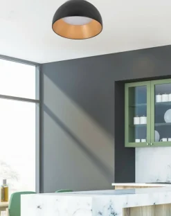 Sklep Kaja Kopułowa lampa sufitowa, plafon z drewnem 13-24152 LIGURIA | Kaja