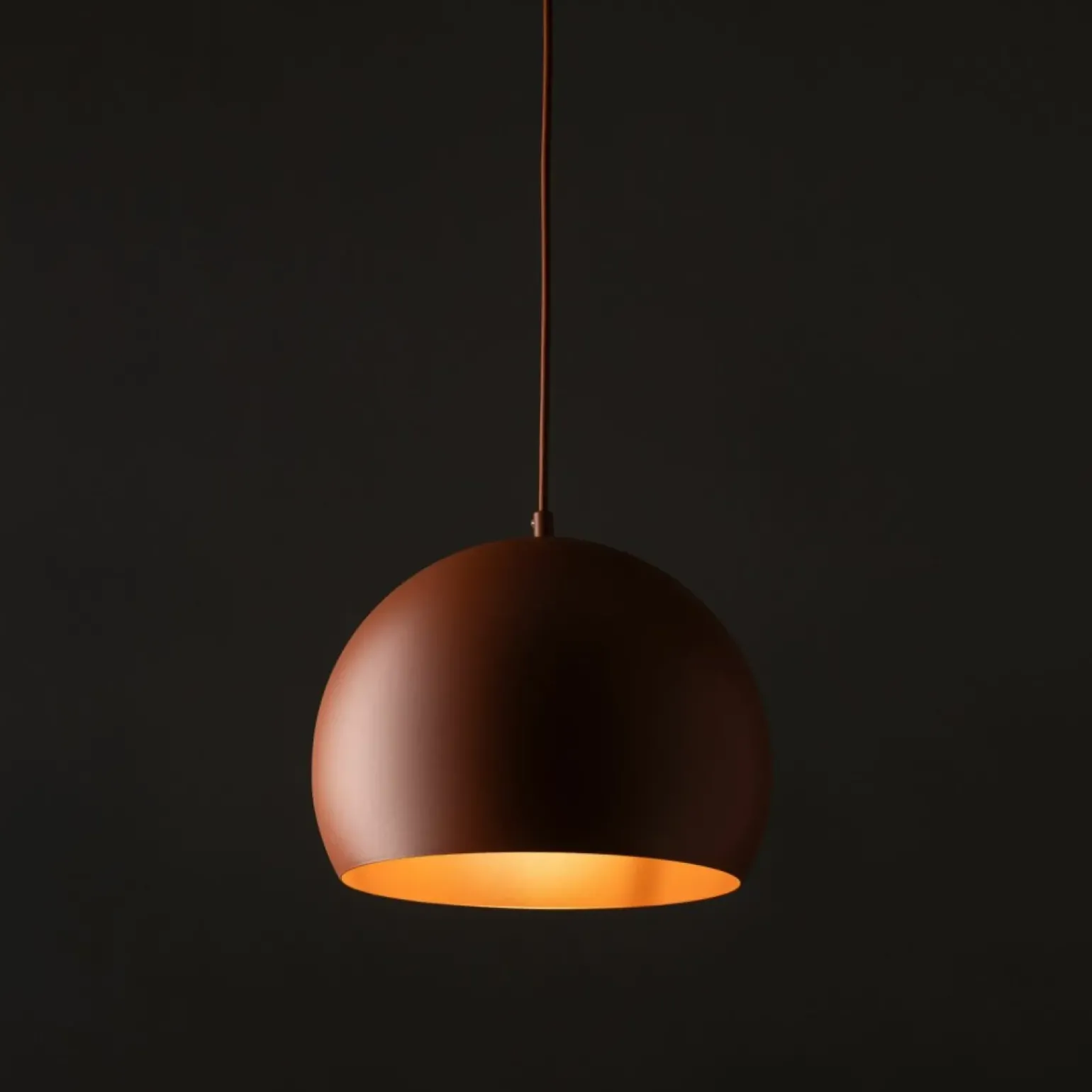 Best Sale Kopułowa lampa wisząca do sypialni TK 10175 ZOE BRICK | Kaja Żyrandole Nowoczesne