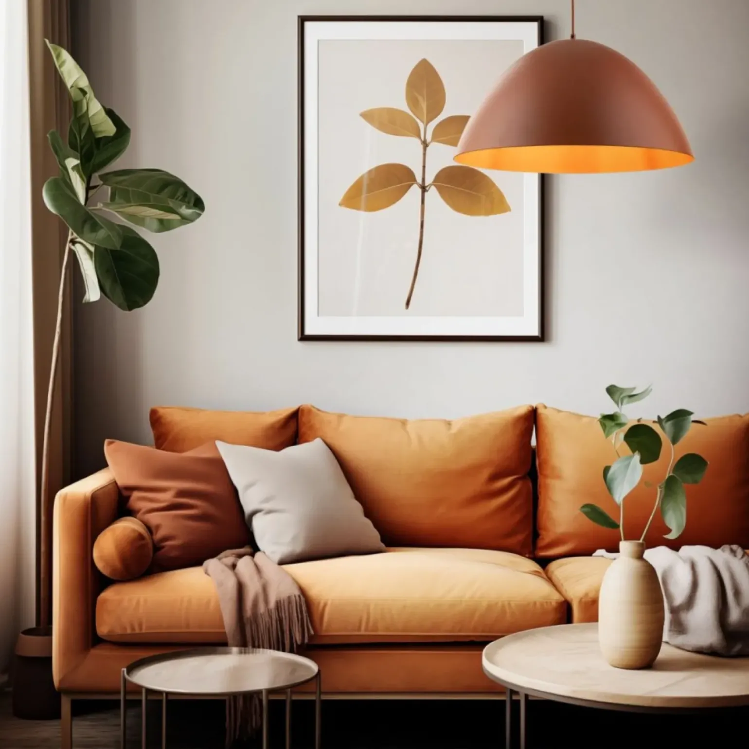 Best Sale Kopułowy zwis w kolorze ceglanym TK 10260 FARO BRICK | Kaja Żyrandole Nowoczesne