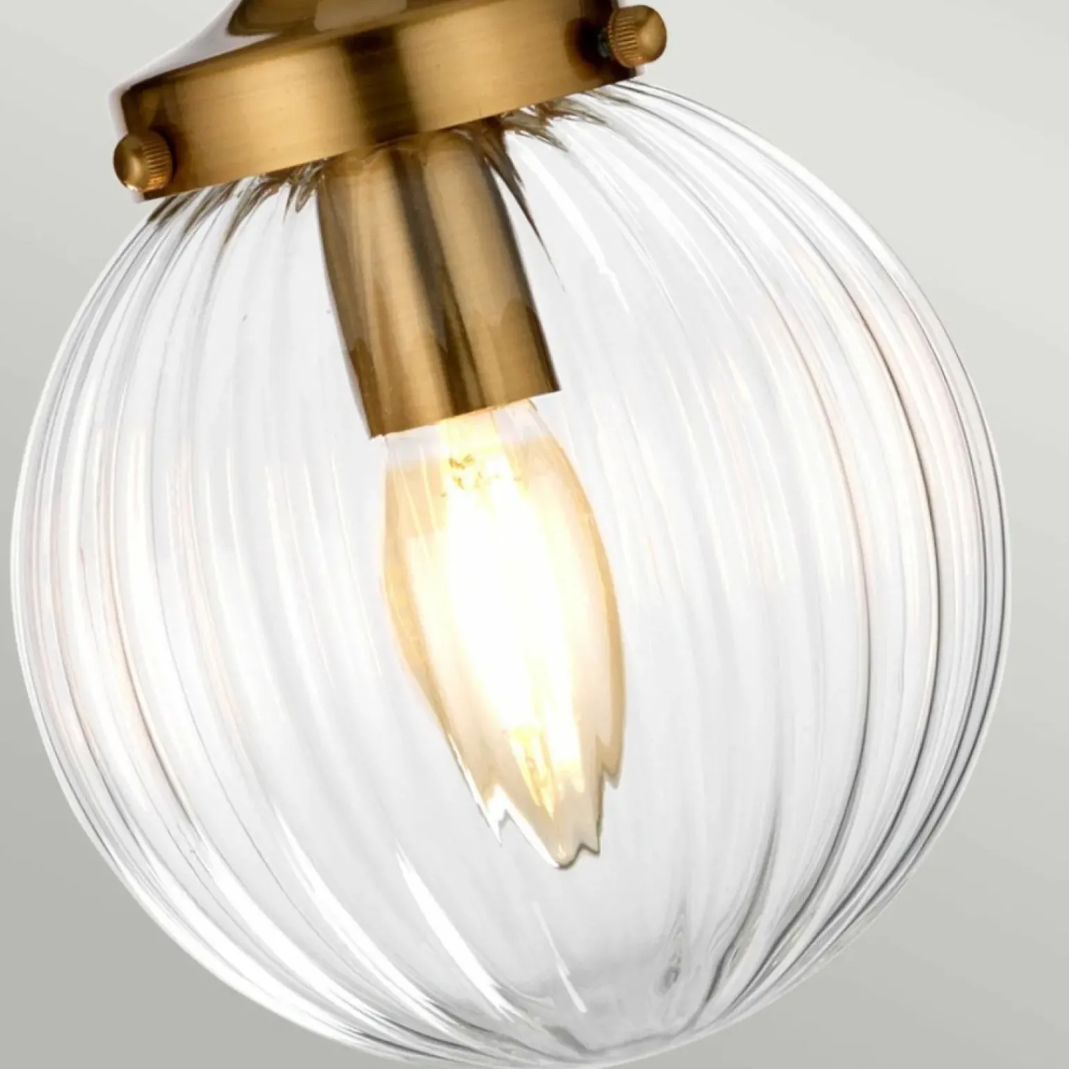 Store Kremowa lampa wisząca z kloszem DL-COSMOS-1P z serii COSMOS Żyrandole Nowoczesne