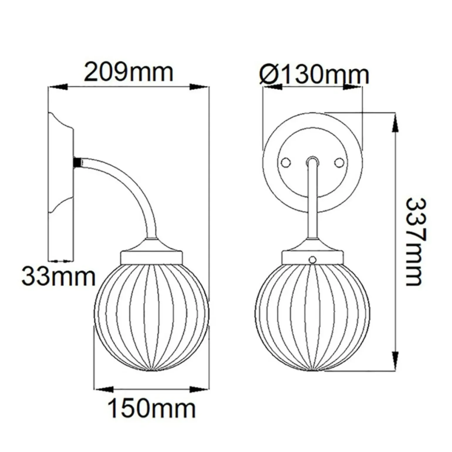 Sklep Kaja Kremowy kinkiet z mosiężną oprawą DL-COSMOS1 z serii COSMOS