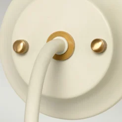 Sklep Kaja Kremowy kinkiet z mosiężną oprawą DL-COSMOS1 z serii COSMOS