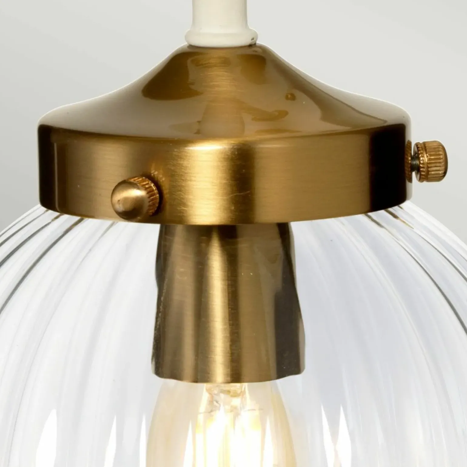 Sklep Kaja Kremowy kinkiet z mosiężną oprawą DL-COSMOS1 z serii COSMOS