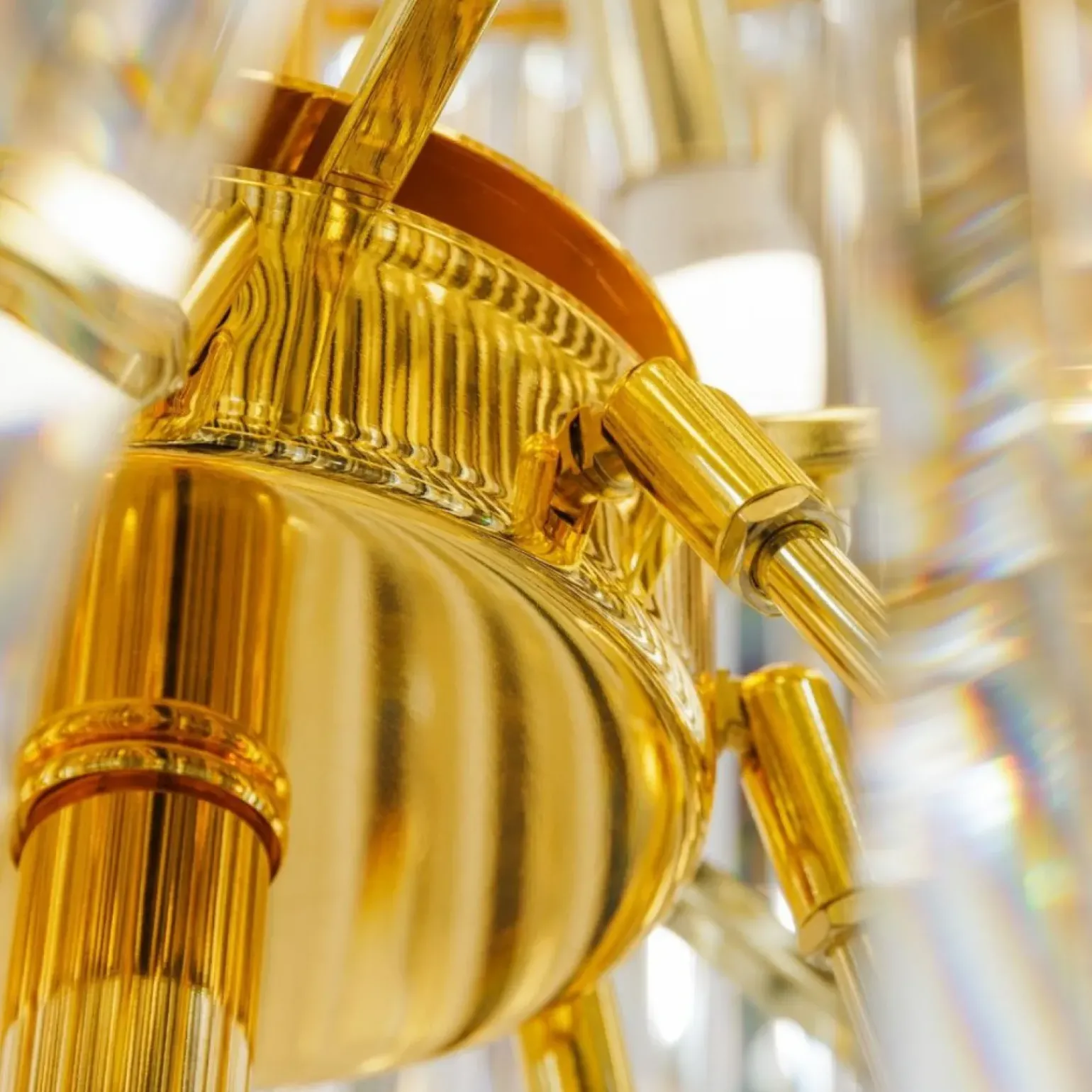 Hot Królewska, kryształowa lampa wisząca ZM 19002/40-GLD LUXE | Kaja Żyrandole Nowoczesne