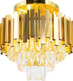 Sklep Kaja Królewska lampa sufitowa, plafon glamour 6268/4B TR VALETTA | Kaja