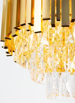 Sklep Kaja Królewska lampa sufitowa, plafon glamour 6268/4B TR VALETTA | Kaja