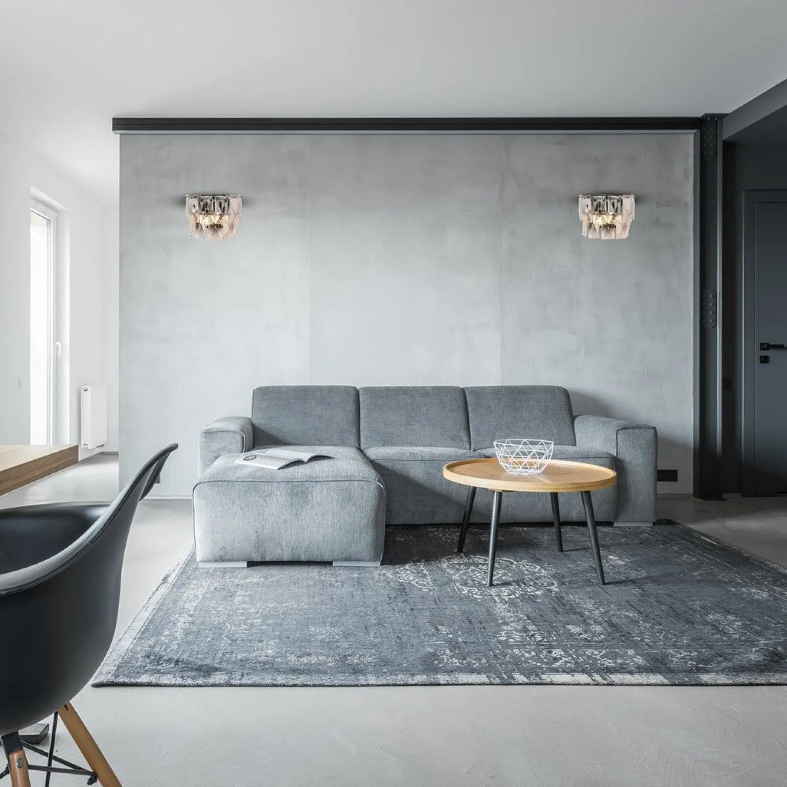 Sklep Kaja Kryształowa lampa ścienna, kinkiet do salonu ML6930 z serii CHELSEA | Kaja Oświe