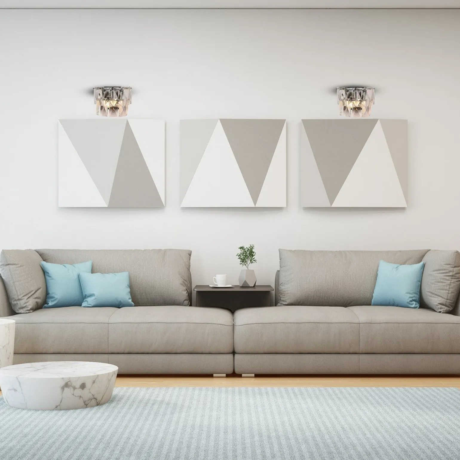 Sklep Kaja Kryształowa lampa ścienna, kinkiet do salonu ML6930 z serii CHELSEA | Kaja Oświe