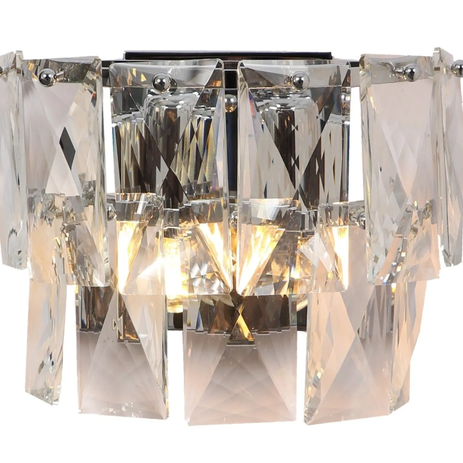 Sklep Kaja Kryształowa lampa ścienna, kinkiet do salonu ML6930 z serii CHELSEA | Kaja Oświe