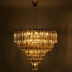 Outlet Kryształowa lampa do wnętrza glamour ZM 17701/20-GLD VERSAILLES | Kaja Żyrandole Nowoczesne