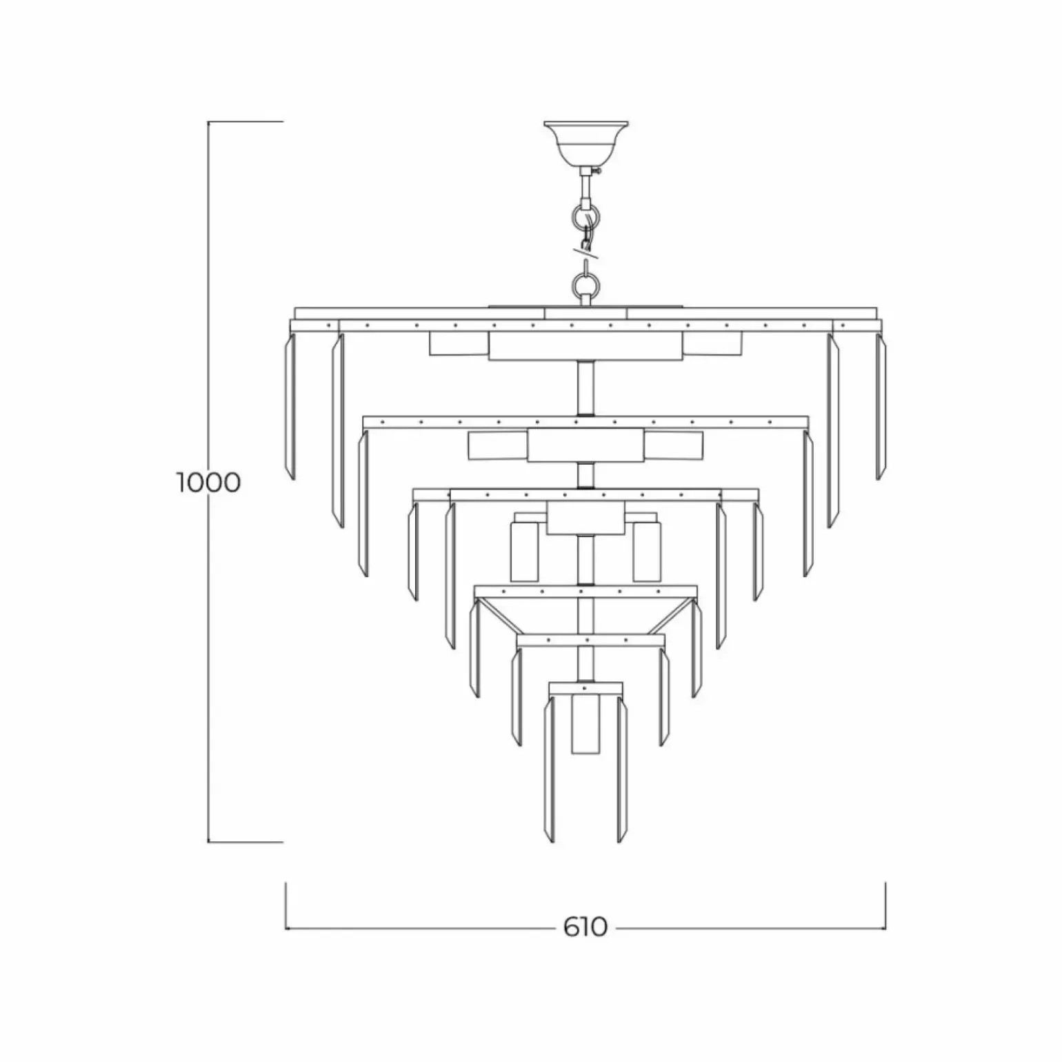 Outlet Kryształowa lampa do wnętrza glamour ZM 17701/20-GLD VERSAILLES | Kaja Żyrandole Nowoczesne