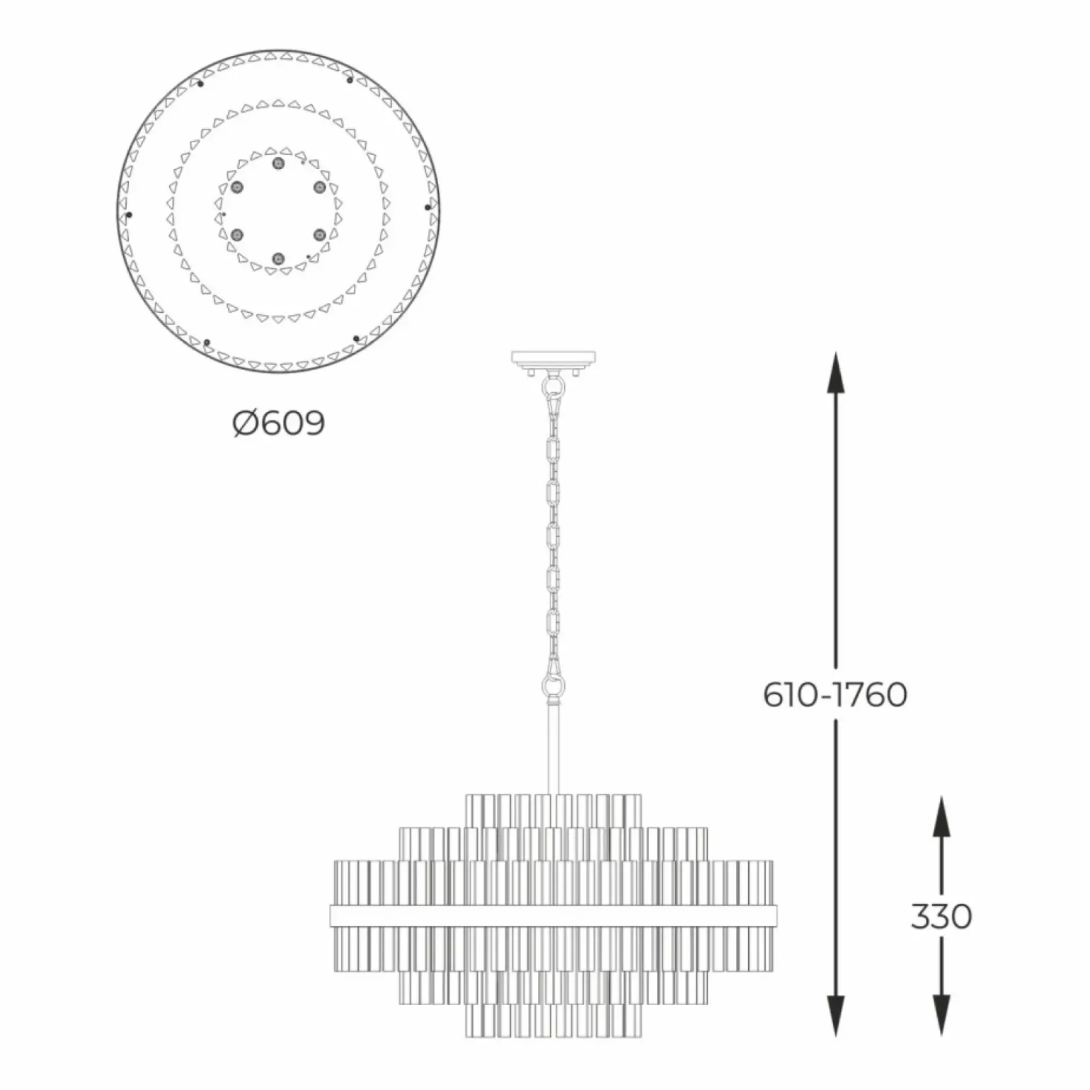 Hot Kryształowa lampa glamour P0567-12A-2GAC CONSTANTINOPLE| Kaja Żyrandole Nowoczesne