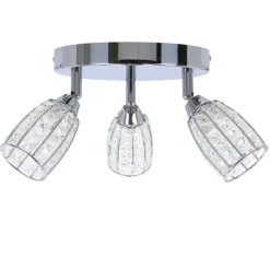 Shop Kryształowa lampa sufitowa, regulowana 98-13408 z serii SHIBA | Kaja Żyrandole Nowoczesne