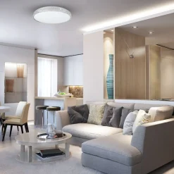 Sklep Kaja Kryształowa lampa sufitowa LED do sypialni ML8499 RONDO | Kaja