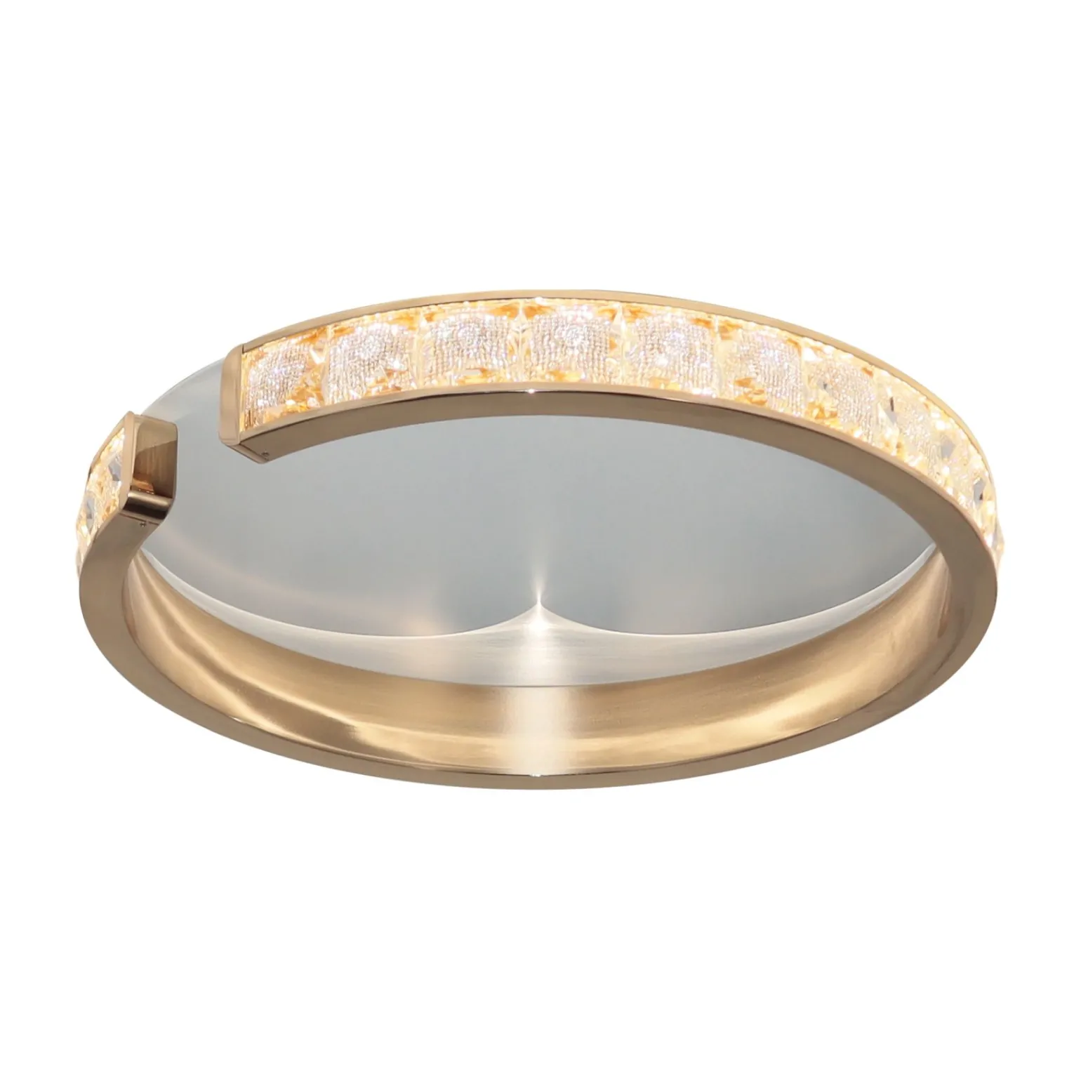 Sklep Kaja Kryształowy, elegancki plafon LED MX4996-1-3GWD MURIEL | Kaja