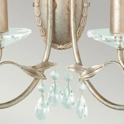 Sklep Kaja Kryształowy kinkiet, patyna CRT2-SILVER-GOLD z serii CHRISTINA