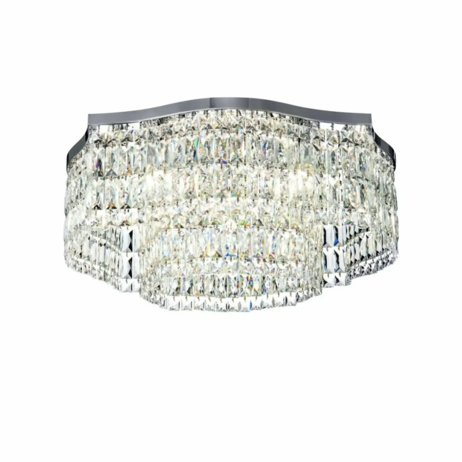 Sklep Kaja Kryształowy plafon do salonu DIA005CL-10CH DUNE | Kaja Oświetlenie
