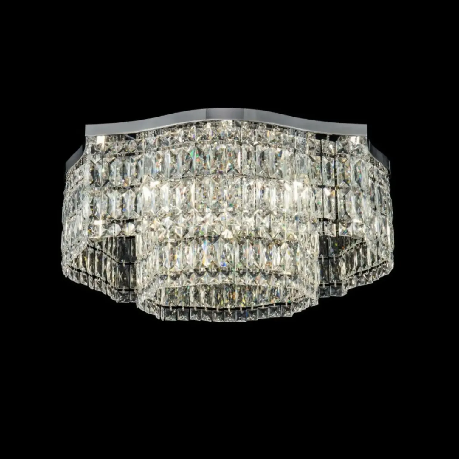 Sklep Kaja Kryształowy plafon do salonu DIA005CL-10CH DUNE | Kaja Oświetlenie