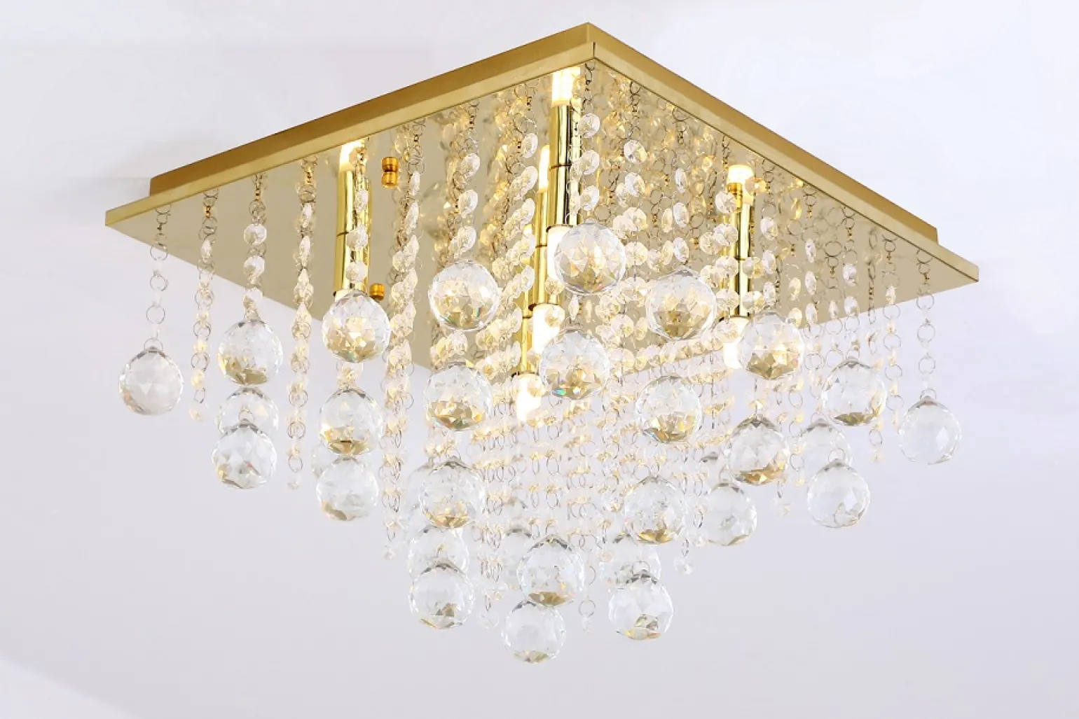 Sklep Kaja Kryształowy plafon na złotej podstawie RLX92711-5GC z serii RANGEL