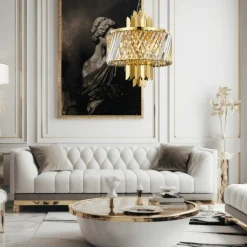 Cheap Kryształowy żyrandol o nietuzinkowym kształcie ML0407 MARGOT | Kaja Żyrandole Nowoczesne