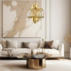 Cheap Kryształowy żyrandol o nietuzinkowym kształcie ML0407 MARGOT | Kaja Żyrandole Nowoczesne