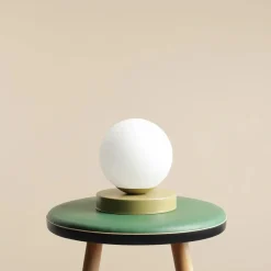 Sklep Kaja Kulista lampka do sypialni w stylu cozy 1076B12_S z serii BALL | Kaja