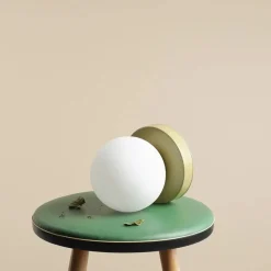 Sklep Kaja Kulista lampka do sypialni w stylu cozy 1076B12_S z serii BALL | Kaja