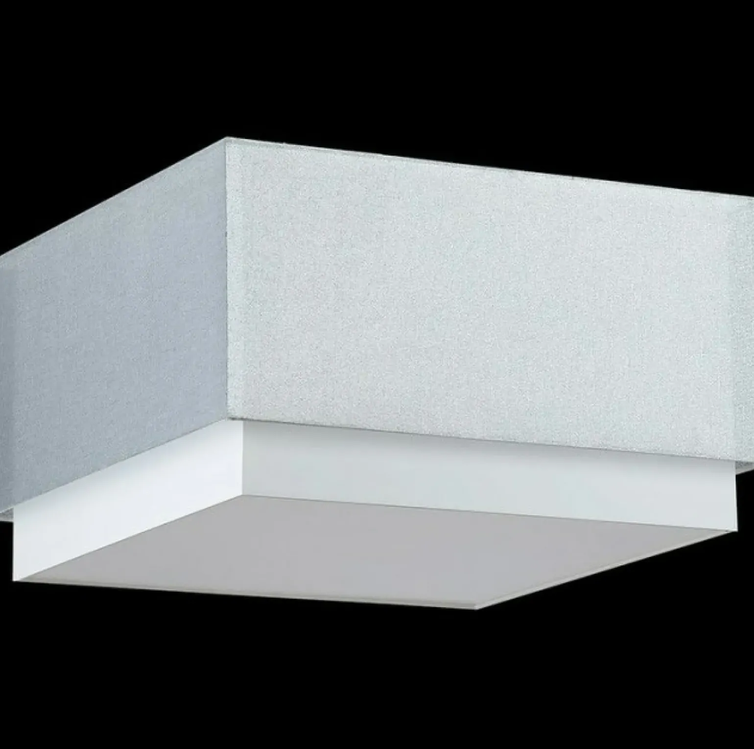 Sklep Kaja Kwadratowa lampa z podwójnym abażurem 45cm 67044 LASTRA | Kaja