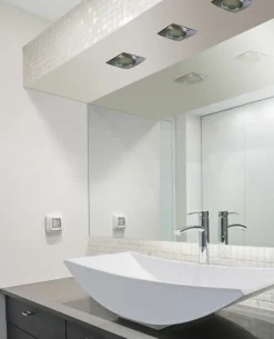 Sklep Kaja Kwadratowa oprawa podtynkowa do łazienki AZ0811 EZIO | Kaja