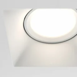 Sklep Kaja Kwadratowa oprawa wpustowa gwint GU10 DL042-01-SQ-W z serii DOT | Kaja