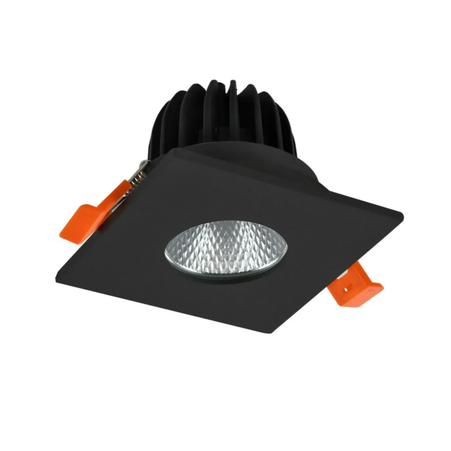 Sklep Kaja Kwadratowe, czarne oczko wpustowe do łazienki AZ5989 CLEAN | Kaja