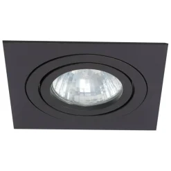 Sklep Kaja Kwadratowe oczko podtynkowe LP-2780/1RS BK METIS | Kaja Oświetlenie