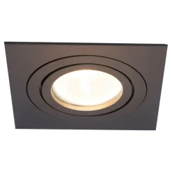 Sklep Kaja Kwadratowe oczko podtynkowe LP-2780/1RS BK METIS | Kaja Oświetlenie