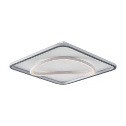 Sklep Kaja Kwadratowy plafon LED do salonu MX3889-1B-3BGT LENS | Kaja Oświetlenie