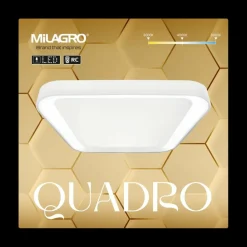 Sklep Kaja Kwadratowy plafon ledowy, moc 38W ML7928 z serii QUADRO | Kaja Oświetlenie