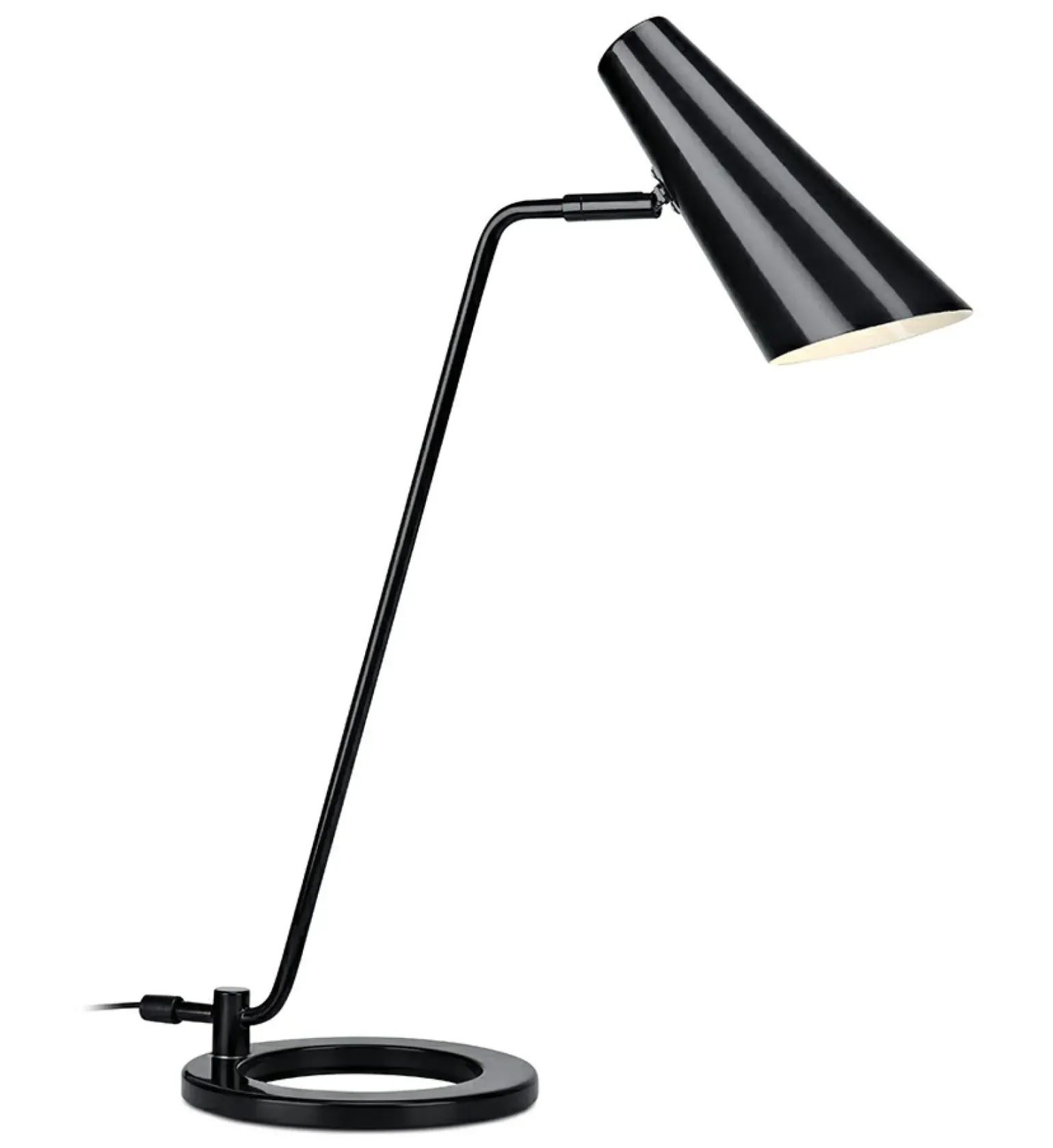 Sklep Kaja Lampa biurkowa w kolorze czarnym z kloszem 106781 | Kaja Oświetlenie