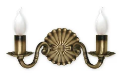 Sklep Kaja Lampa ścienna antyczne złoto świecznik O1001/K2 PRIMA | Kaja